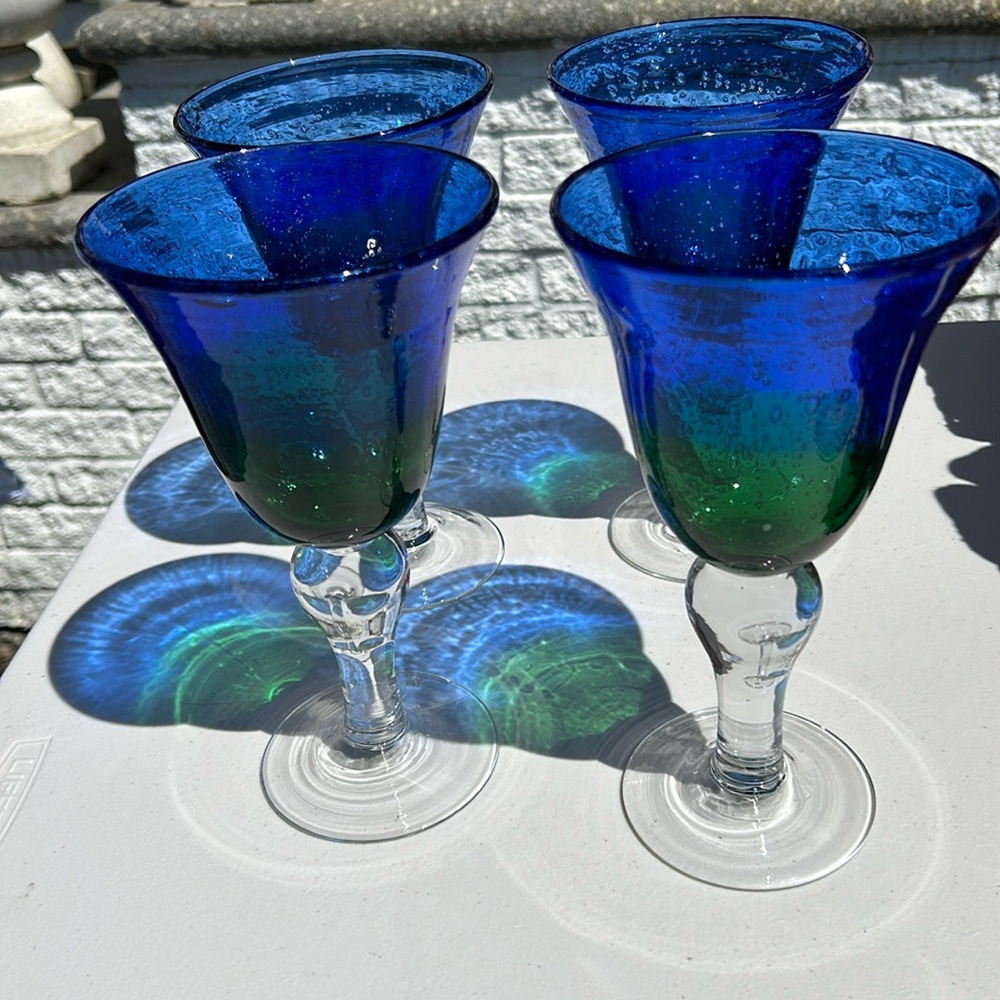 San Miguel wine/drinking glasses